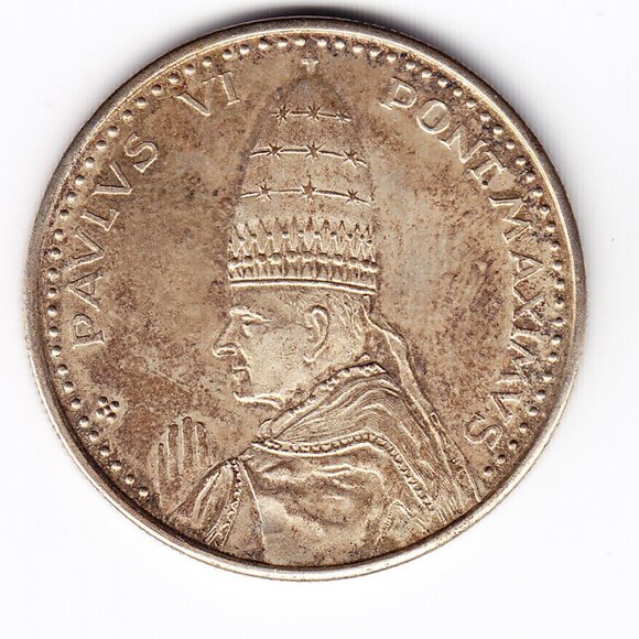 Vatican City Pope Paul VI Medal (b269) - Picture 2 of 2